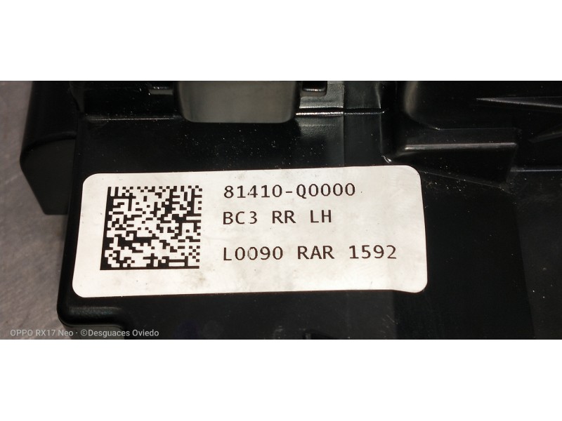 Recambio de motor cierre centralizado trasero izquierdo para hyundai i20 klass referencia OEM IAM 81410Q0000  5P