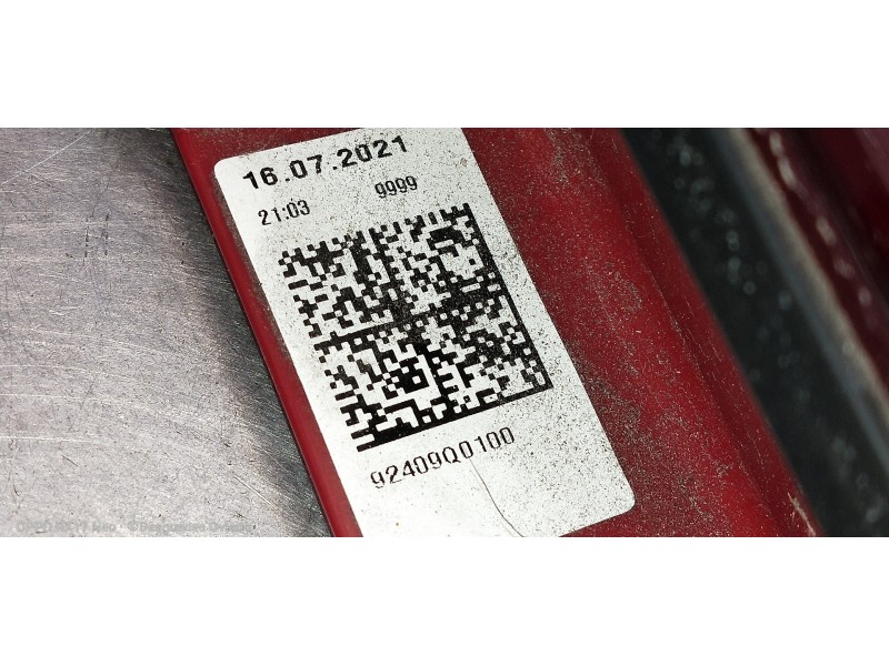 Recambio de piloto trasero central para hyundai i20 klass referencia OEM IAM 92409Q0100  