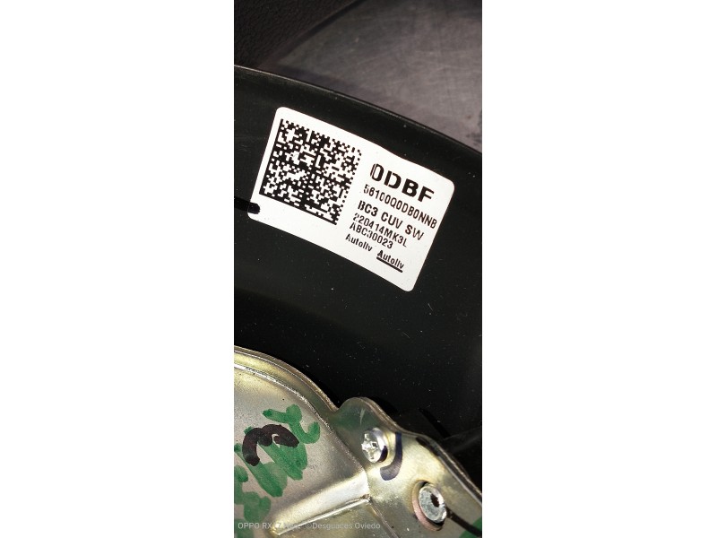 Recambio de volante para hyundai i20 klass referencia OEM IAM 56100Q0DB0NNB 220414MK3L ABC30023