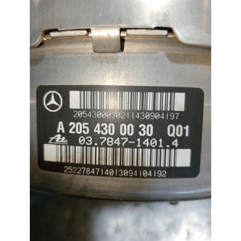 Recambio de servofreno para mercedes clase c (w205) lim. c 220 cdi bluetec (205.004) referencia OEM IAM 03784714014 A2054300030 