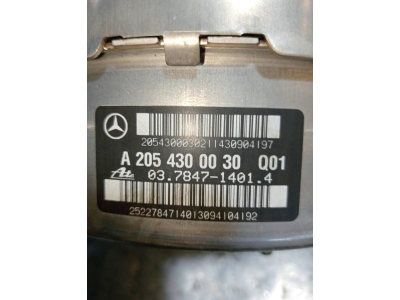 Recambio de servofreno para mercedes clase c (w205) lim. c 220 cdi bluetec (205.004) referencia OEM IAM 03784714014 A2054300030 