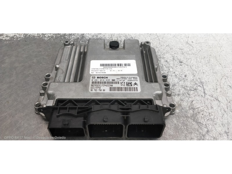 Recambio de centralita motor uce para peugeot 508 gt referencia OEM IAM 9676379080 0281016635 9667187080