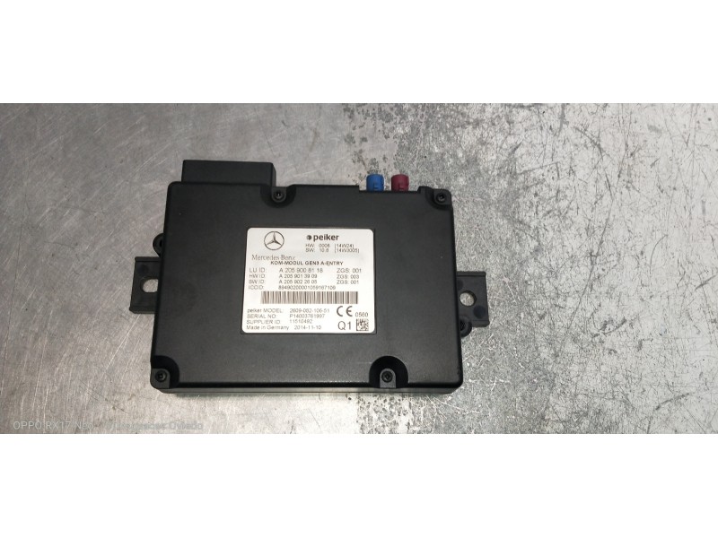 Recambio de modulo electronico para mercedes clase c (w205) lim. c 220 cdi bluetec (205.004) referencia OEM IAM A2059008118 A205