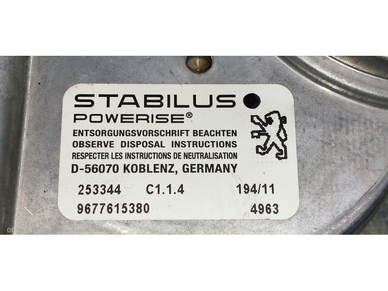 Recambio de motor cierre centralizado porton para peugeot 508 gt referencia OEM IAM 9677615380 253344 5P