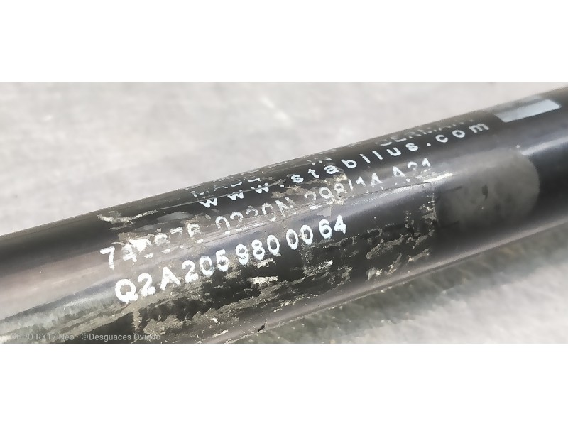 Recambio de amortiguadores capo para mercedes clase c (w205) lim. c 220 cdi bluetec (205.004) referencia OEM IAM A2059800064 022