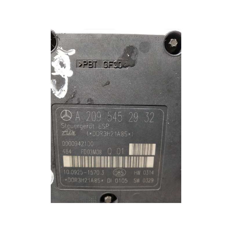 Recambio de abs para mercedes clase c (w203) berlina 2.2 cdi cat referencia OEM IAM 10092515703 10020404164 A0054310712001 A2095