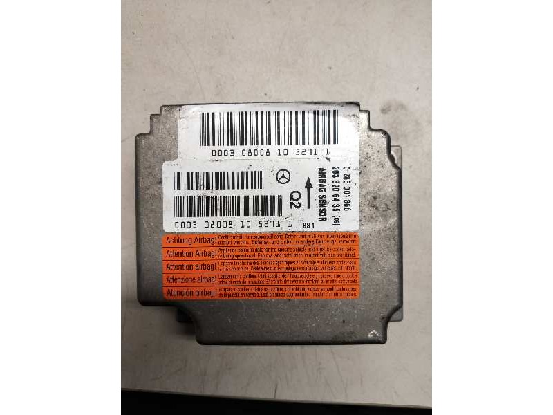 Recambio de centralita airbag para mercedes clase c (w203) berlina 2.2 cdi cat referencia OEM IAM 0285001866 2038206485 Q2