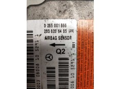 Recambio de centralita airbag para mercedes clase c (w203) berlina 2.2 cdi cat referencia OEM IAM 0285001866 2038206485 Q2 2