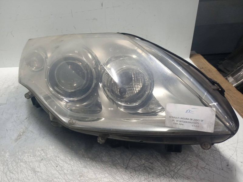 Recambio de faro derecho para renault laguna iii dynamique referencia OEM IAM 260100035R 89901837 XENON