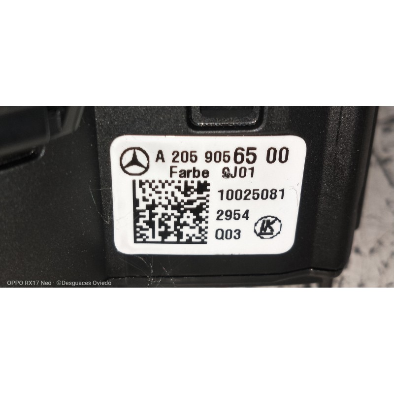 Recambio de mando luces para mercedes clase c (w205) lim. c 220 cdi bluetec (205.004) referencia OEM IAM A2059056500 A2056880000