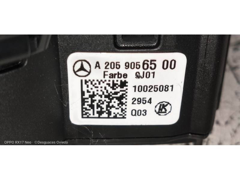 Recambio de mando luces para mercedes clase c (w205) lim. c 220 cdi bluetec (205.004) referencia OEM IAM A2059056500 A2056880000