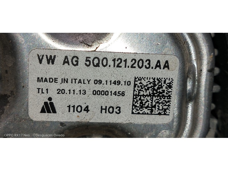 Recambio de electroventilador para volkswagen golf vii lim. (5g1) 2.0 tdi referencia OEM IAM 5Q0121203AA 23154250 