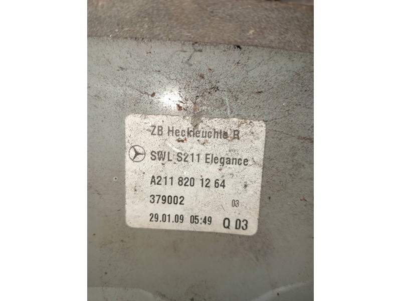 Recambio de piloto trasero derecho para mercedes clase e (w211) familiar 270 t cdi (211.216) referencia OEM IAM A2118201264  