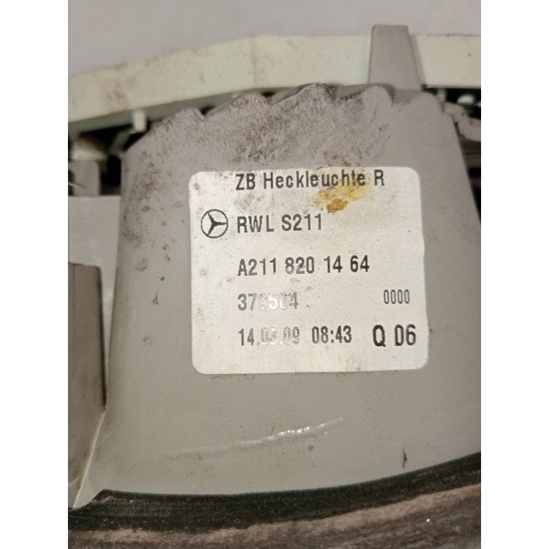 Recambio de piloto trasero derecho interior para mercedes clase e (w211) familiar 270 t cdi (211.216) referencia OEM IAM A211820