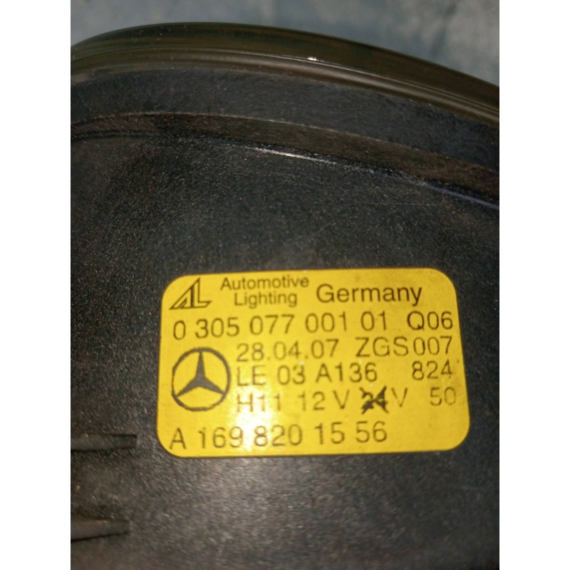 Recambio de faro antiniebla izquierdo para mercedes clase clk (w209) coupe 220 cdi (209.308) referencia OEM IAM 030507700101 A16