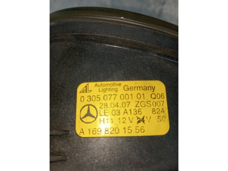 Recambio de faro antiniebla izquierdo para mercedes clase clk (w209) coupe 220 cdi (209.308) referencia OEM IAM 030507700101 A16