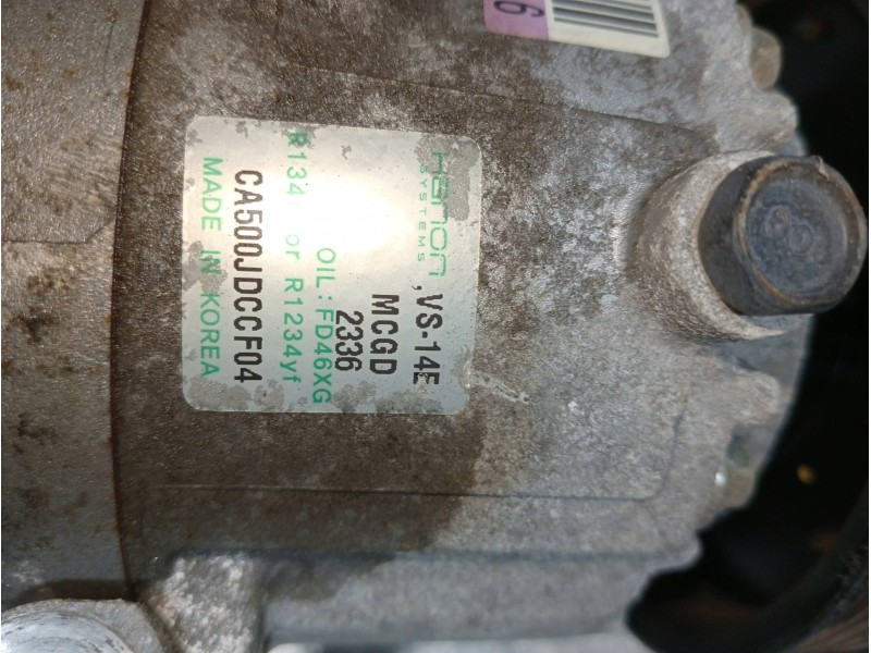 Recambio de compresor aire acondicionado para kia cee´d tech referencia OEM IAM CA500JDCCF04  