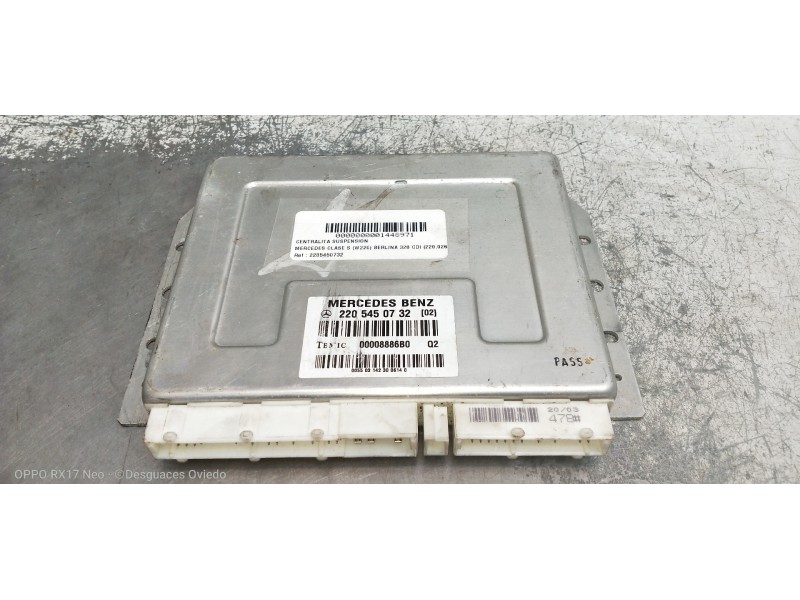 Recambio de centralita suspension para mercedes clase s (w220) berlina 320 cdi (220.026) referencia OEM IAM 2205450732 00008886B