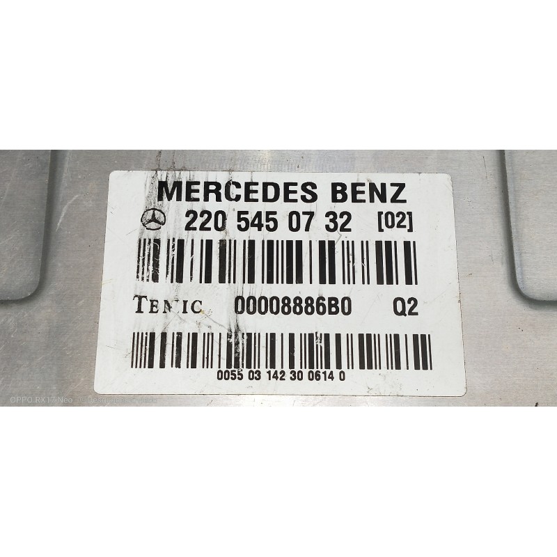 Recambio de centralita suspension para mercedes clase s (w220) berlina 320 cdi (220.026) referencia OEM IAM 2205450732 00008886B