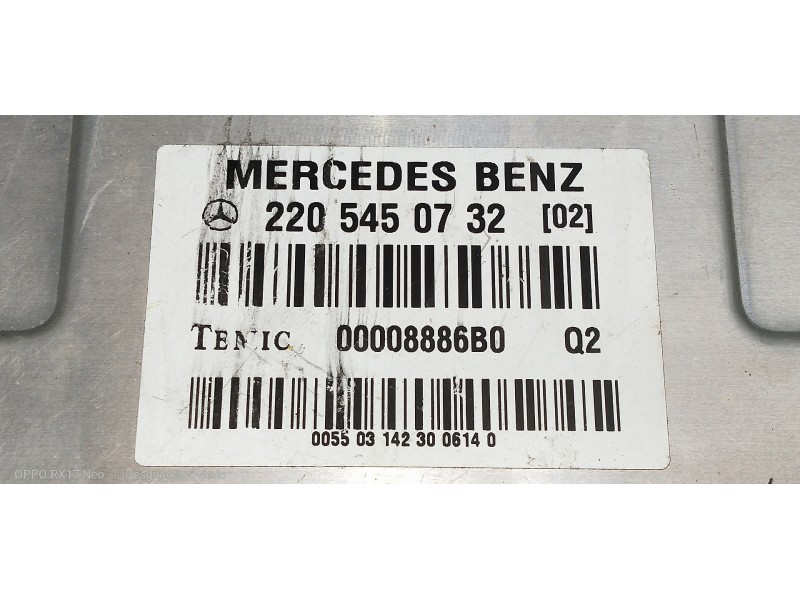 Recambio de centralita suspension para mercedes clase s (w220) berlina 320 cdi (220.026) referencia OEM IAM 2205450732 00008886B