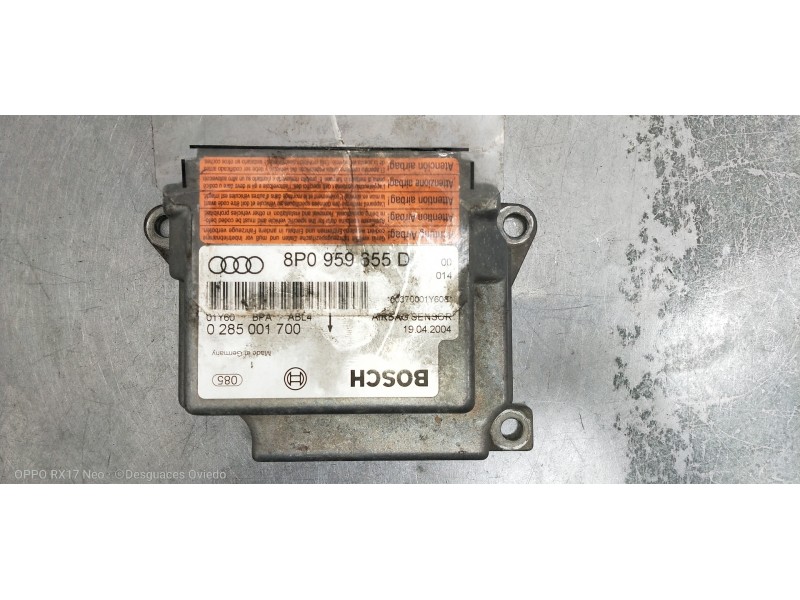 Recambio de kit airbag para audi a3 (8p) 1.9 tdi ambiente referencia OEM IAM 8P0959655D 0285001700 