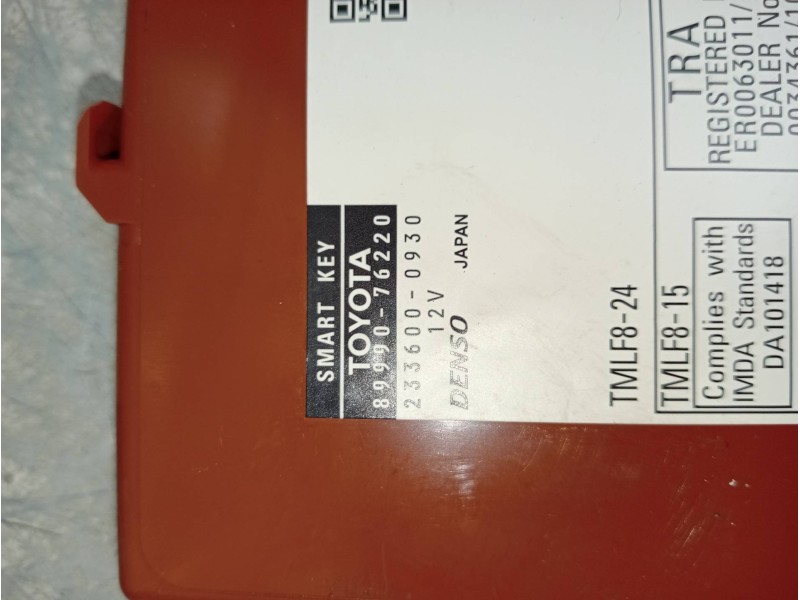 Recambio de modulo electronico para lexus ct 200h referencia OEM IAM 8999076220 2336000930 