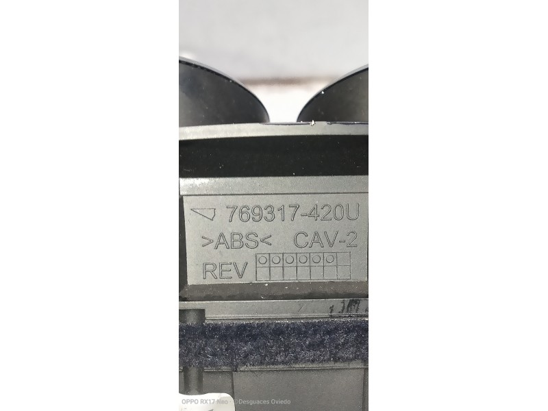 Recambio de cuadro instrumentos para opel zafira tourer excellence referencia OEM IAM 769317420U  