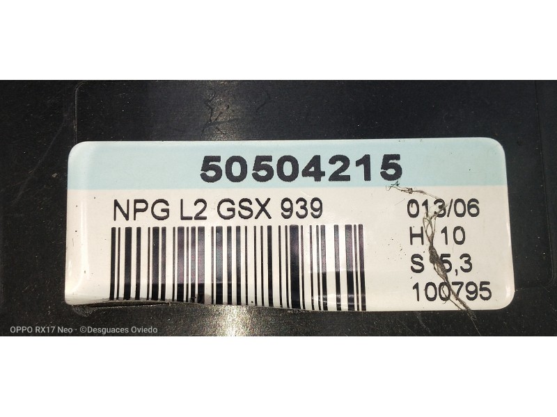 Recambio de modulo electronico para alfa romeo 159 sportwagon (140) 1.9 jtdm 8v / selective referencia OEM IAM 50504215 DELANTER