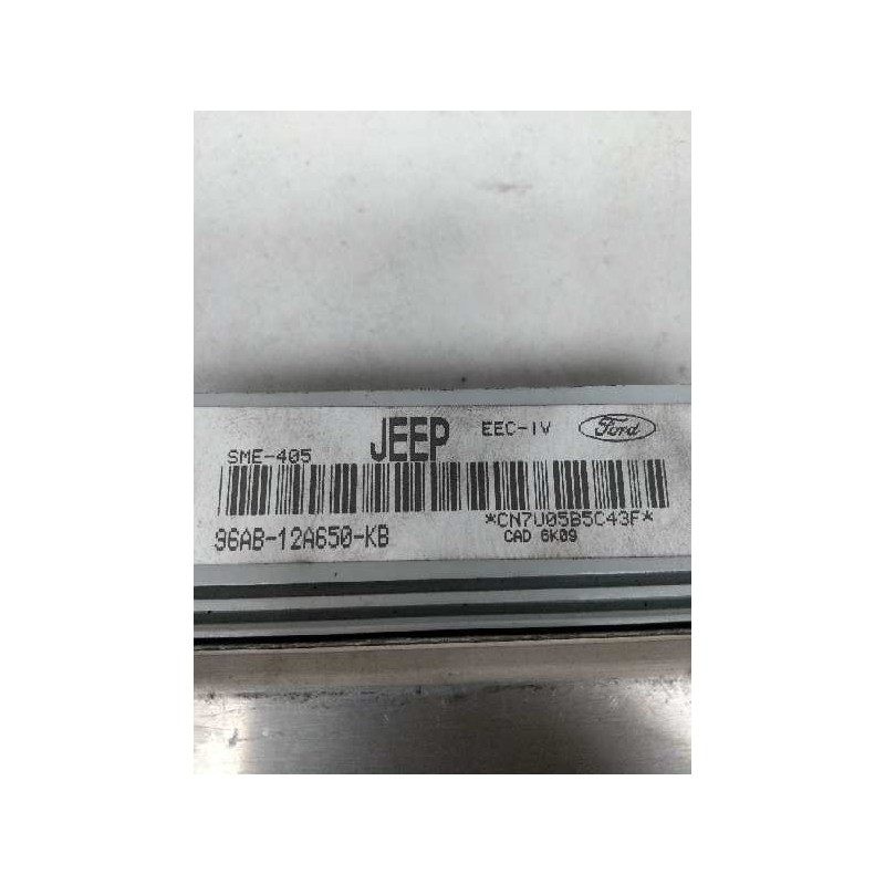 Recambio de centralita motor uce para ford escort berl./turnier 1.6 16v cat referencia OEM IAM 96AB12A650KB JEEP  Recambio de centralita motor uce para ford escort berl./turnier 1.6 16v cat referencia OEM IAM 96AB12A650KB JEEP