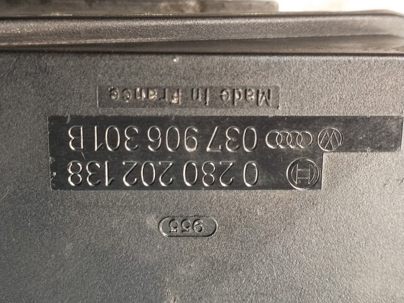 Recambio de caudalimetro para volkswagen passat berlina (312) cl referencia OEM IAM 0280202138 037906301B 