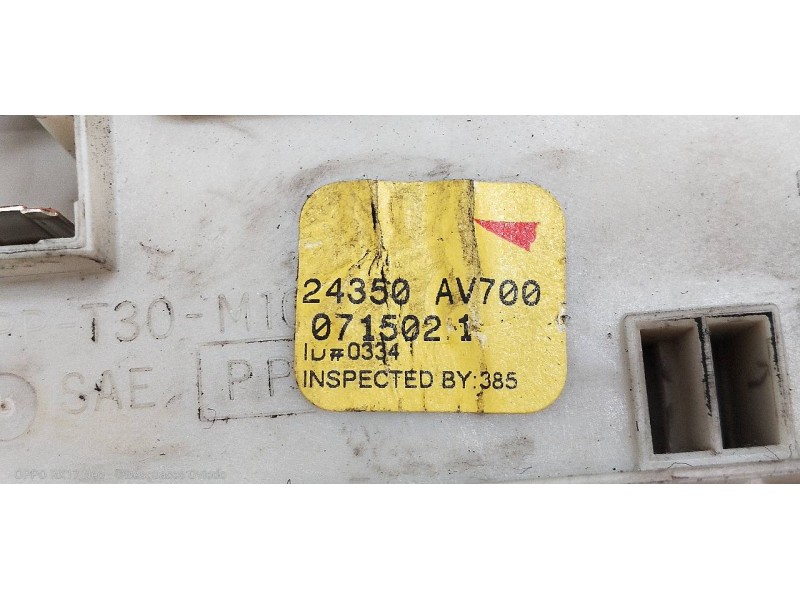 Recambio de caja reles / fusibles para nissan primera berlina (p12) tekna referencia OEM IAM 24350AV700  