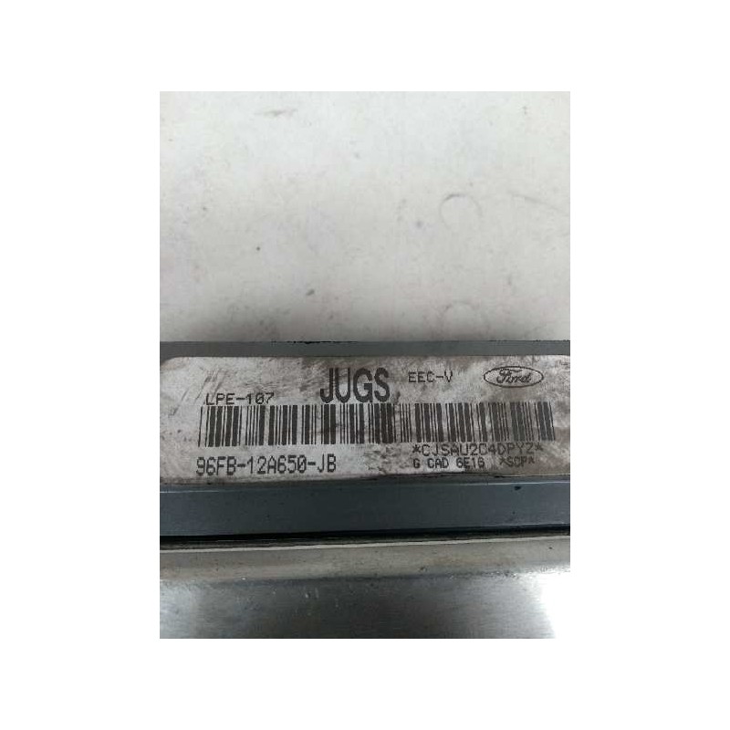 Recambio de centralita motor uce para ford fiesta berlina 1.3 cat (endura-e) referencia OEM IAM 96FB12A650JB JUGS 