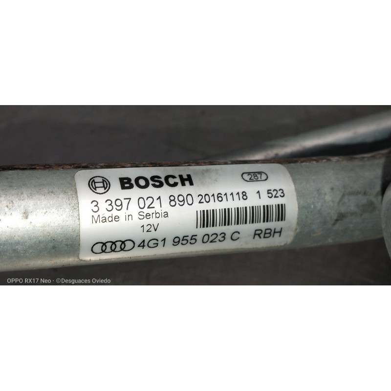 Recambio de motor limpia delantero para audi a6 avant (4gd) 2.0 tdi ultra referencia OEM IAM 3397021890 4G1955023C 4G1955119