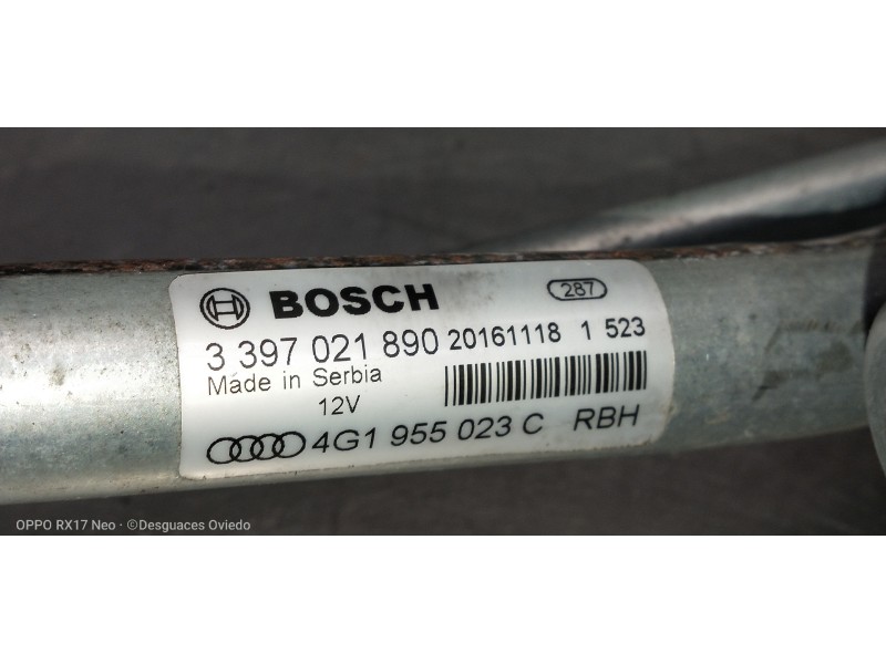 Recambio de motor limpia delantero para audi a6 avant (4gd) 2.0 tdi ultra referencia OEM IAM 3397021890 4G1955023C 4G1955119