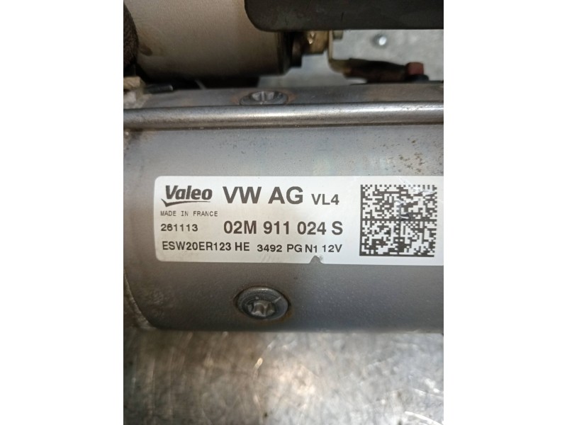 Recambio de motor arranque para volkswagen golf vii lim. (5g1) 2.0 tdi referencia OEM IAM 02M911024S  