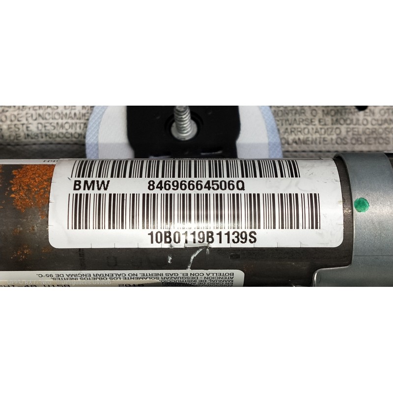 Recambio de airbag cortina delantero izquierdo para bmw serie 3 berlina (e90) 330i referencia OEM IAM 84696664506Q 10B0119B1139S