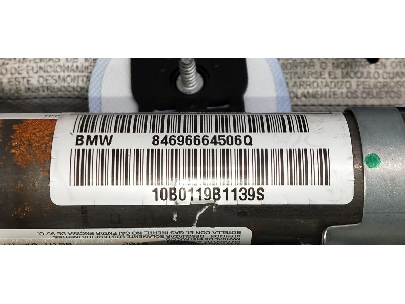 Recambio de airbag cortina delantero izquierdo para bmw serie 3 berlina (e90) 330i referencia OEM IAM 84696664506Q 10B0119B1139S