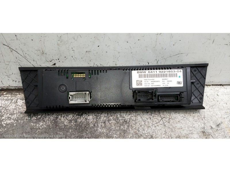 Recambio de mando calefaccion / aire acondicionado para bmw serie 3 berlina (e90) 330i referencia OEM IAM 6411922185304 09026235