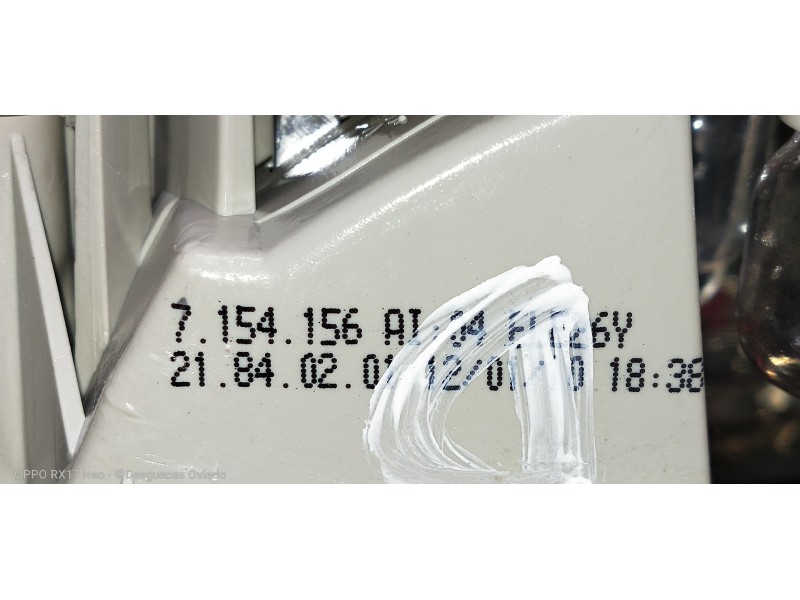 Recambio de piloto trasero derecho interior para bmw serie 3 berlina (e90) 330i referencia OEM IAM 7154156AI  