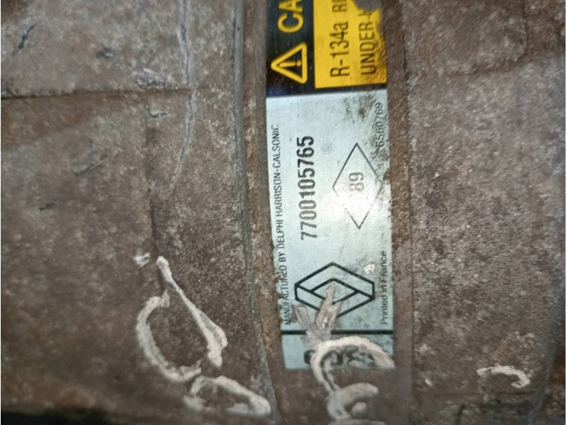 Recambio de compresor aire acondicionado para renault scenic rx4 (ja0) 1.9 dci referencia OEM IAM 7700105765  