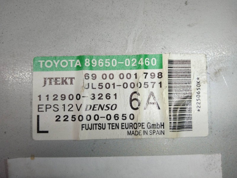 Recambio de modulo electronico para toyota auris sol referencia OEM IAM 8965002460 6900001798 JL501000571 1129003261 2250000650 