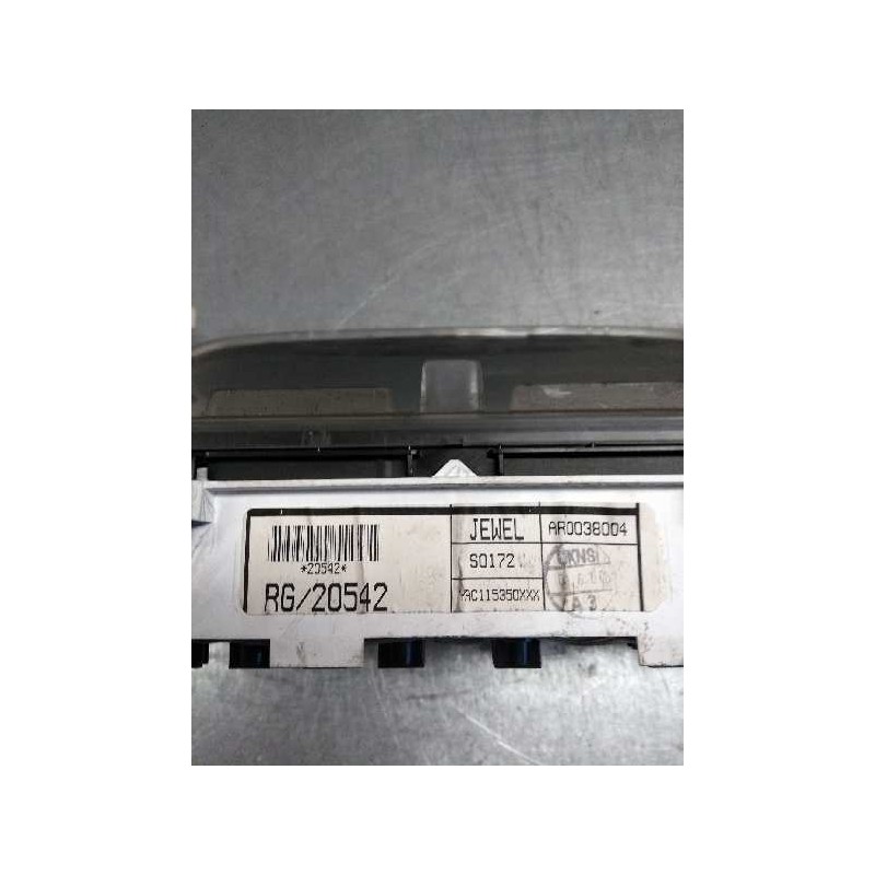 Recambio de cuadro instrumentos para mg rover serie 25 (rf) 1.6 16v cat referencia OEM IAM AR0038004 RG20542 S0172 YAC115350XXX