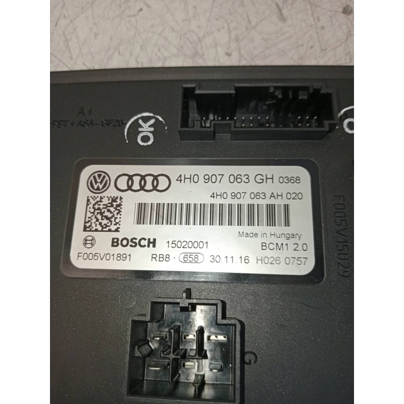 Recambio de modulo electronico para audi a6 avant (4gd) 2.0 tdi ultra referencia OEM IAM 4H0907063GH 4H0907063AH 15020001