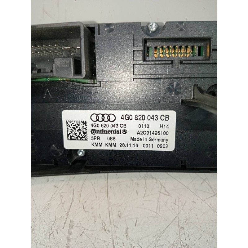 Recambio de mando calefaccion / aire acondicionado para audi a6 avant (4gd) 2.0 tdi ultra referencia OEM IAM 4G0820043CB A2C9142