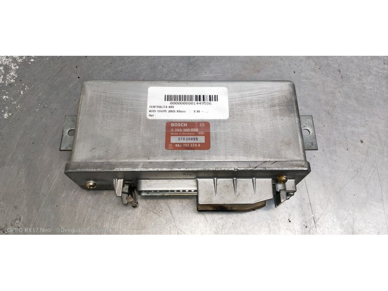 Recambio de centralita abs para audi coupe (8b3) básico referencia OEM IAM 0265100056 37020055 4A0907379A