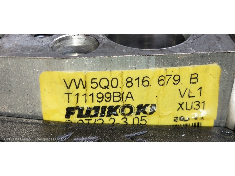 Recambio de evaporador aire acondicionado para seat leon (5f1) style referencia OEM IAM 5Q0816679B T11199BIA TD511