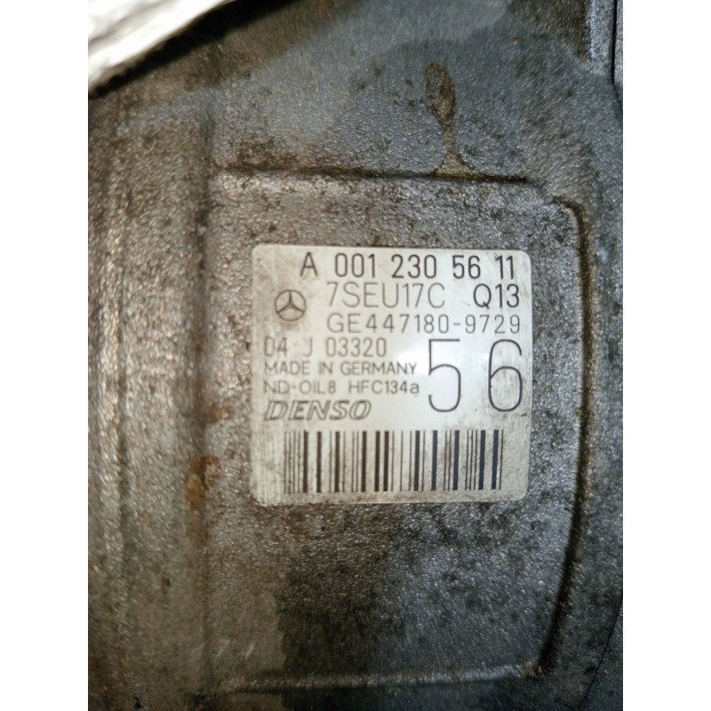 Recambio de compresor aire acondicionado para mercedes clase clk (w209) coupe 220 cdi (209.308) referencia OEM IAM 4471809729 A0