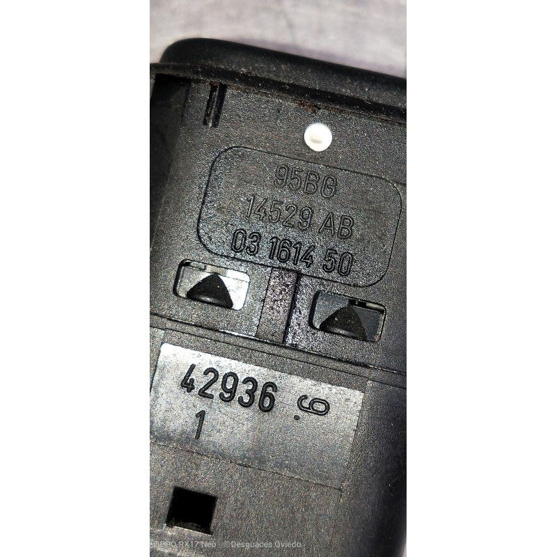 Recambio de mando elevalunas delantero derecho para ford mondeo berlina (gd) clx referencia OEM IAM 03161450 95BG14529AB 5P