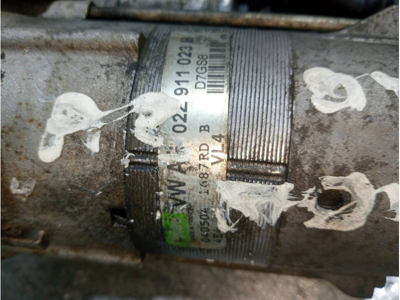 Recambio de motor arranque para audi a3 (8p) 1.9 tdi ambiente referencia OEM IAM 0405041687RD 022911023H 