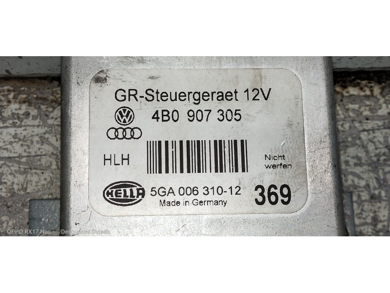 Recambio de modulo electronico para audi a8 (d2) 3.7 quattro referencia OEM IAM 4B0907305 5GA00631012 